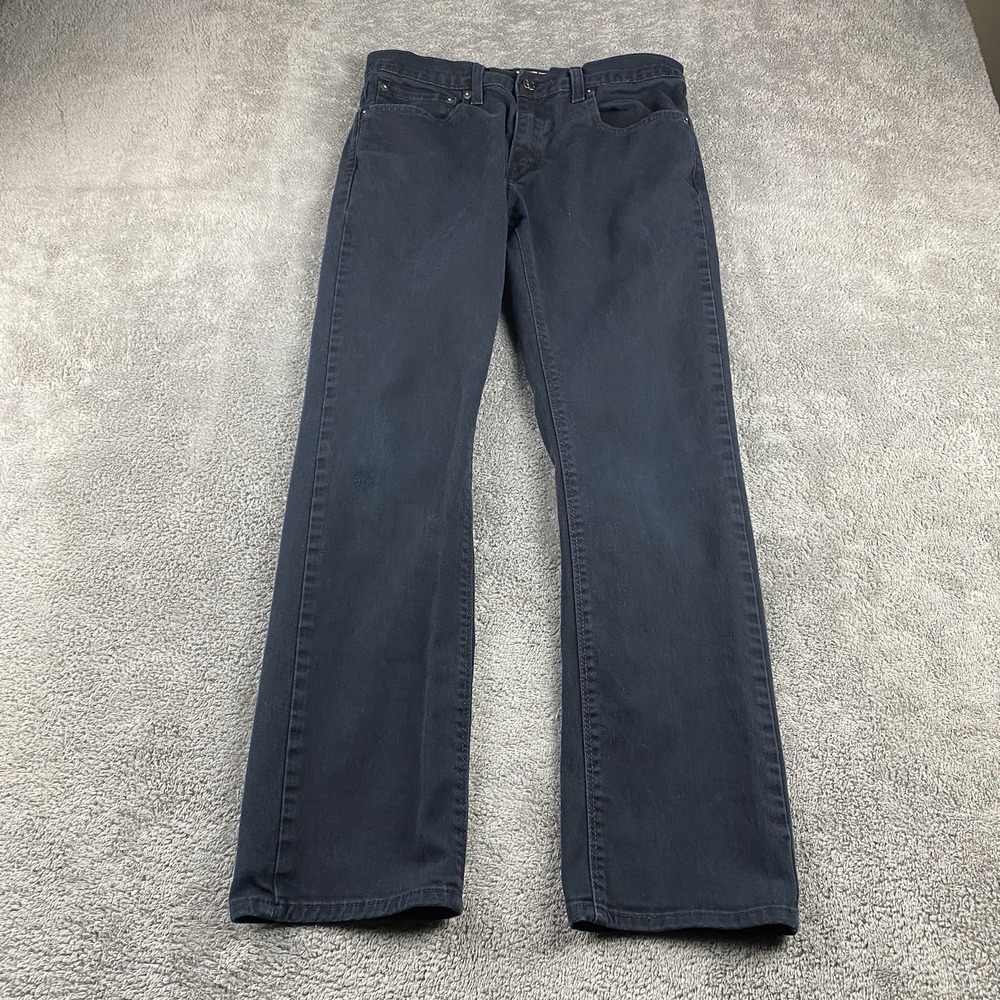 Levis Denizen 216 Skinny Jeans Womens 16 Navy‎ Blue Dark Wash Low Rise